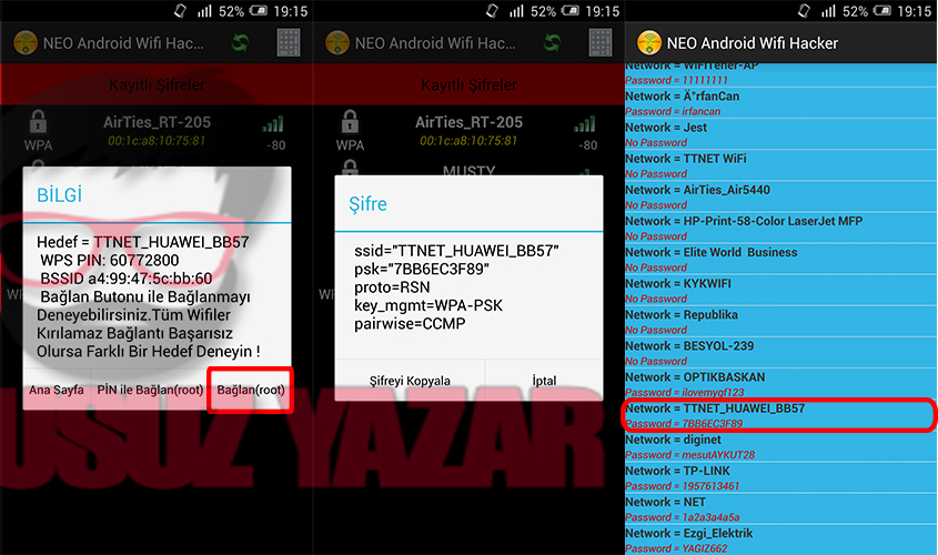 Android Wifi Hack (Root Gerekli),Android Wifi Hack (Root Gerekli), Download WiFi Hacker ULTIMATE v2.23.95022. No Wifi password can resist. . WiFi Hacker ULTIMATE Wifi is an application whose sole purpose is to test the security of Wifi networks or to recover passwords in seconds. This, needless to say, should only be used on your own networks, because hacking other's", wifi hacker ultimate, download wifi hacker ultimate, download wifi hacker ultimate free, wifi hacker, wifi, wifi hacker ultimate apk, android wifi şifre kırma, android wifi şifre kırma rootsuz, android wifi şifre kırma kesin, android wifi şifre kırma 2015, android wifi şifre kırma root, android wifi şifre kırma 2016, android wifi şifre kırma rootlu 2016, android wifi şifre kırma rootsuz 2016, Android Wifi Hack (Kolaylıkla Şifre Kırma),